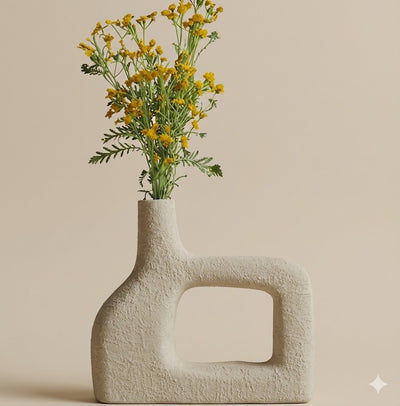 Modern Minimalist Abstract Hollow Vase 